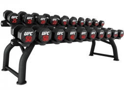 UFC Горизонтальная стойка для хранения гантелей на 10 пар, фото 2 UFC Горизонтальная стойка для хранения гантелей на 10 пар, фото 2