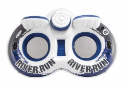 58837EU Надувной двух местный круг с ручками и кулером "RIVER RUN 2" 243х157 см