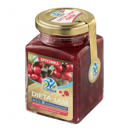 Джем Biomeals Dieta-Jam Брусника, фото 1