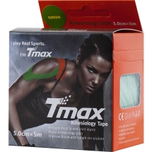 Тейп кинезиологический Tmax Extra Sticky Green (5 см x 5 м), арт 423181, зеленый Тейп кинезиологический Tmax Extra Sticky Green (5 см x 5 м), арт 423181, зеленый