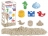 Цветной кинетический песок 500 гр. с формами Pilsan Super Sand (01-021)