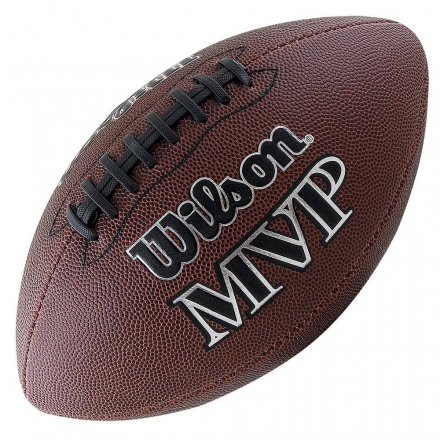 Мяч для американского футбола "WILSON NFL MVP Official", резина, бутиловая камера, коричневый, фото 1