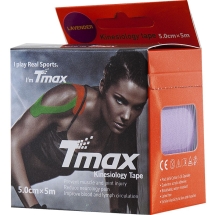 Тейп кинезиологический Tmax Extra Sticky Lavender (5 см x 5 м), арт. 423198, фиолетовый Тейп кинезиологический Tmax Extra Sticky Lavender (5 см x 5 м), арт. 423198, фиолетовый