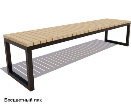 Скамейка уличная Нео, Лиственница 1,5 м, фото 2