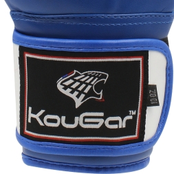 Перчатки боксерские KouGar KO300-4, 4oz, синий, фото 4 Перчатки боксерские KouGar KO300-4, 4oz, синий, фото 4