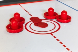 Игровой стол - трансформер (бильярд, аэрохоккей, настольный теннис) "Twister" (черный), фото 11