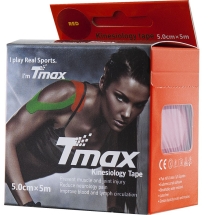 Тейп кинезиологический Tmax Extra Sticky Red (5 см x 5 м), арт. 423150, красный Тейп кинезиологический Tmax Extra Sticky Red (5 см x 5 м), арт. 423150, красный