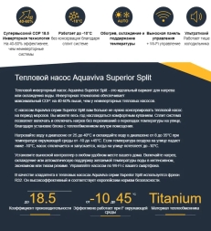 Тепловой насос Aquaviva Superior Split 19 кВт, фото 4 Тепловой насос Aquaviva Superior Split 19 кВт, фото 4