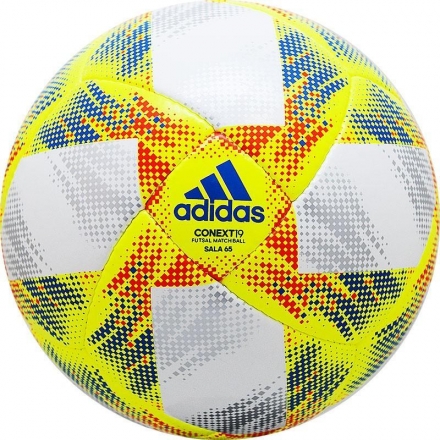 Мяч футзальный профессиональный "ADIDAS Conext 19 Sala65", р.4, сертификат FIFA Quality Pro, 18 панелей, фото 1