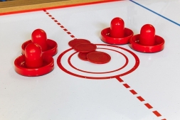 Игровой стол - трансформер (бильярд, аэрохоккей, настольный теннис) "Twister" (дуб), фото 16