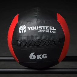 Медицинский мяч YOUSTEEL вес 6 кг, диаметр 35,5 см, фото 1