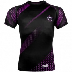 Рашгард Venum Rapid Black/Purple S/S, фото 1