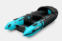 Gladiator E 420 PRO AIR Черно-бирюзовый моторная лодка ПВХ НДНД, фото 2 Gladiator E 420 PRO AIR Черно-бирюзовый моторная лодка ПВХ НДНД, фото 2