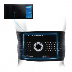 Бандаж спины Compex COLDFORM BACK с гелевым вкладышем,размер S-M, арт. 83-0028-SM-FG, фото 1