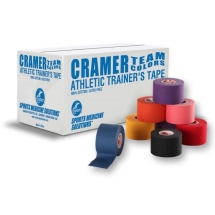 Тейп спортивный Cramer Team Colors Tape, хлопок, 3.8см x 9.1м, уп. 32 шт, синий Тейп спортивный Cramer Team Colors Tape, хлопок, 3.8см x 9.1м, уп. 32 шт, синий