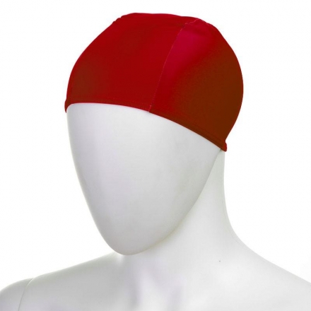Шапочка для плавания "FASHY Fabric Cap", полиамид/эластан, 3 панели, красный, фото 1