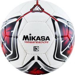 Мяч футбольный тренировочный "MIKASA REGATEADOR5-R", р.3, бело-черно-красный Мяч футбольный тренировочный "MIKASA REGATEADOR5-R", р.3, бело-черно-красный