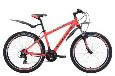 Велосипед Stark'18 Indy 26.2 V оранжевый/чёрный/серый 20", фото 1
