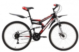 Велосипед Challenger Genesis Lux черно-красный 19'' Велосипед Challenger Genesis Lux черно-красный 19''
