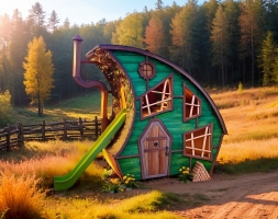 Игровая площадка TORUDA WOOD Домик гномика, фото 1