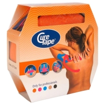 Тейп кинезиологический CureTape Giant Roll Orange, 5 см x 31.5 м, арт. 160370, оранжевый Тейп кинезиологический CureTape Giant Roll Orange, 5 см x 31.5 м, арт. 160370, оранжевый