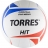 Мяч вол. "TORRES Hit" арт.V30055, р.5, синт.кожа (ПУ), клееный, бут.кам, бело-красно-синий
