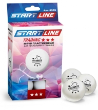 Мячи Start line Training 3* (6 мячей в упаковке) Мячи Start line Training 3* (6 мячей в упаковке)