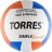 СЦ*Мяч вол. "TORRES Simple Orange" арт.V30125, р.5, синт.кожа (ТПУ), маш. сшивка, бут.кам,бел-гол-ор