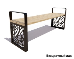 Парковая скамейка Севастополь, Сосна (без спинки) 1,2 м, фото 1