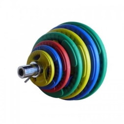 Диск обрезиненный ZSO цветной "3 HANDLE" D-51, 10 кг, фото 3