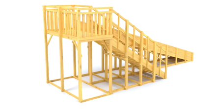 Зимняя горка Савушка Зима Wood 6, фото 4