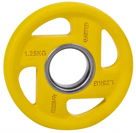 Диск обрезиненный PROFI-FIT цветной "FASSION" D-51, 1,25 кг, фото 1