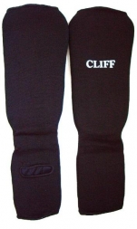 Защита голень-стопа CS-160 (х/б, полиэстер) черная р.XL