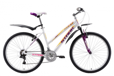 Велосипед Stark'18 Luna 26.1 V белый/фиолетовый/жёлтый 18", фото 1