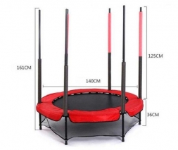 Батут с защитной сеткой Diamond Fitness 4,5 ft (диаметр 140 см), фото 4 Батут с защитной сеткой Diamond Fitness 4,5 ft (диаметр 140 см), фото 4