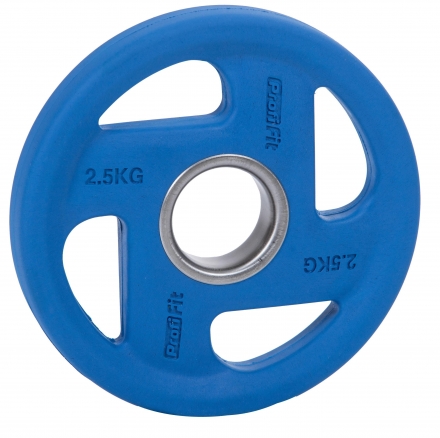 Диск обрезиненный PROFI-FIT цветной "FASSION" D-51, 2,5 кг, фото 1