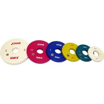 Диск тяжелоатлетический соревновательный DHS Olympic 1 кг, фото 1
