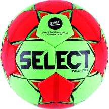 Мяч ганд. "SELECT Mundo" арт. 846211-443, Lille (р.1), EHF Appr., мат.ПУ,руч.сш, зел-красн-черн Мяч ганд. "SELECT Mundo" арт. 846211-443, Lille (р.1), EHF Appr., мат.ПУ,руч.сш, зел-красн-черн
