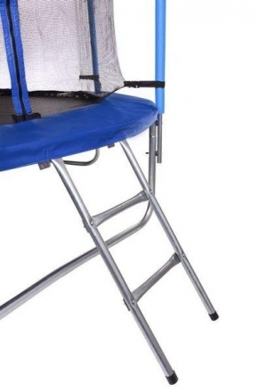 Батут с защитной сеткой (лестница в комплекте) Diamond Fitness Internal 12ft (366 см), фото 11