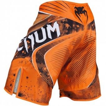 Шорты ММА Venum "Galactic" Fightshorts Neo Orange, фото 2