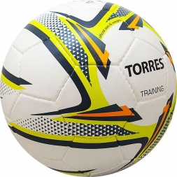 Мяч футболоьный "TORRES Training", р.4, 32 панели. PU, бело-зеленый-серый , фото 2 Мяч футболоьный "TORRES Training", р.4, 32 панели. PU, бело-зеленый-серый , фото 2