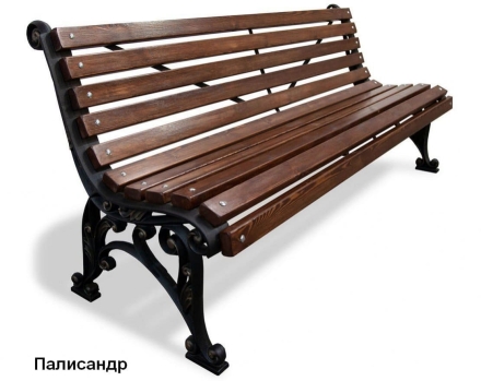 Скамейка уличная Удача, Лиственница 3 м, фото 5