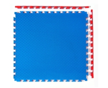 Будо-мат, 100 x 100 см, 20 мм, цвет сине-красный Будо-мат, 100 x 100 см, 20 мм, цвет сине-красный