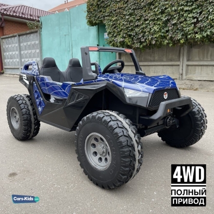 Электромобиль Buggy A707AA 4WD 24V синий спайдер, фото 1