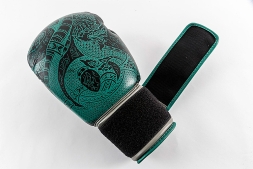 (Перчатки для бокса UFC PRO Thai Naga 16 Oz - зеленые), фото 8 (Перчатки для бокса UFC PRO Thai Naga 16 Oz - зеленые), фото 8