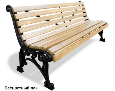 Скамейка уличная Удача, Сосна 1,5 м, фото 1