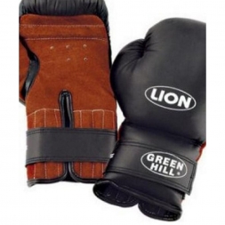 Перчатки LION черные BGL-2020 (14oz) Перчатки LION черные BGL-2020 (14oz)