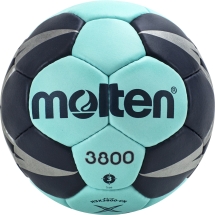 Мяч ганд. "MOLTEN 3800", арт. H3X3800-CN, р.3, мат.ПУ,32 пан, руч.сш, бирюзово-т.синий Мяч ганд. "MOLTEN 3800", арт. H3X3800-CN, р.3, мат.ПУ,32 пан, руч.сш, бирюзово-т.синий