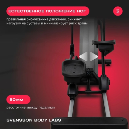 Эллиптический тренажер домашний SVENSSON BODY LABS TITAN FLD, фото 15