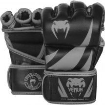 Перчатки ММА Venum Challenger Neo Black/Grey Перчатки ММА Venum Challenger Neo Black/Grey